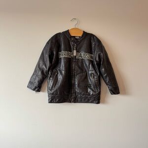 KIDS HARLEY-DAVIDSON VEGAN LEATHER BIKER JACKET 6